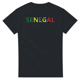 T-shirt Drapeau Sénégal en écriture - Pixelforma 