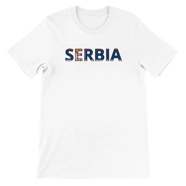 T-shirt Drapeau Serbie - Pixelforma 