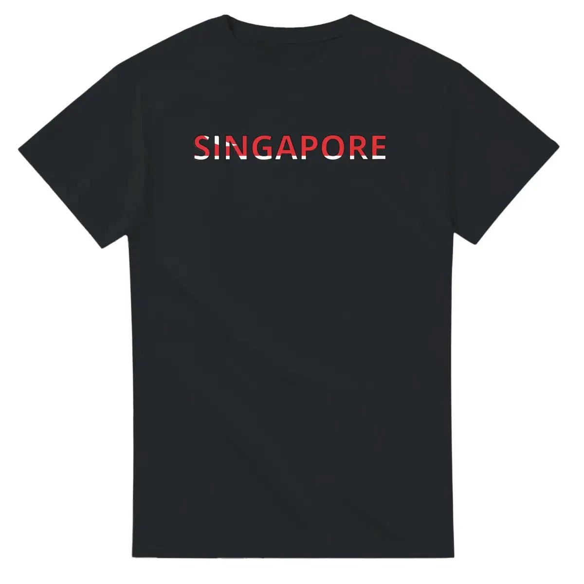 T-shirt Drapeau Singapour - Pixelforma 