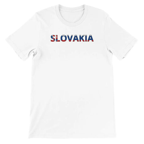 T-shirt Drapeau Slovaquie - Pixelforma 