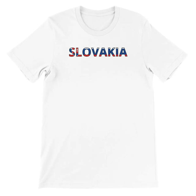 T-shirt Drapeau Slovaquie - Pixelforma 