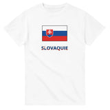 T-shirt Drapeau Slovaquie en texte - Pixelforma 