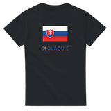 T-shirt Drapeau Slovaquie en texte - Pixelforma 