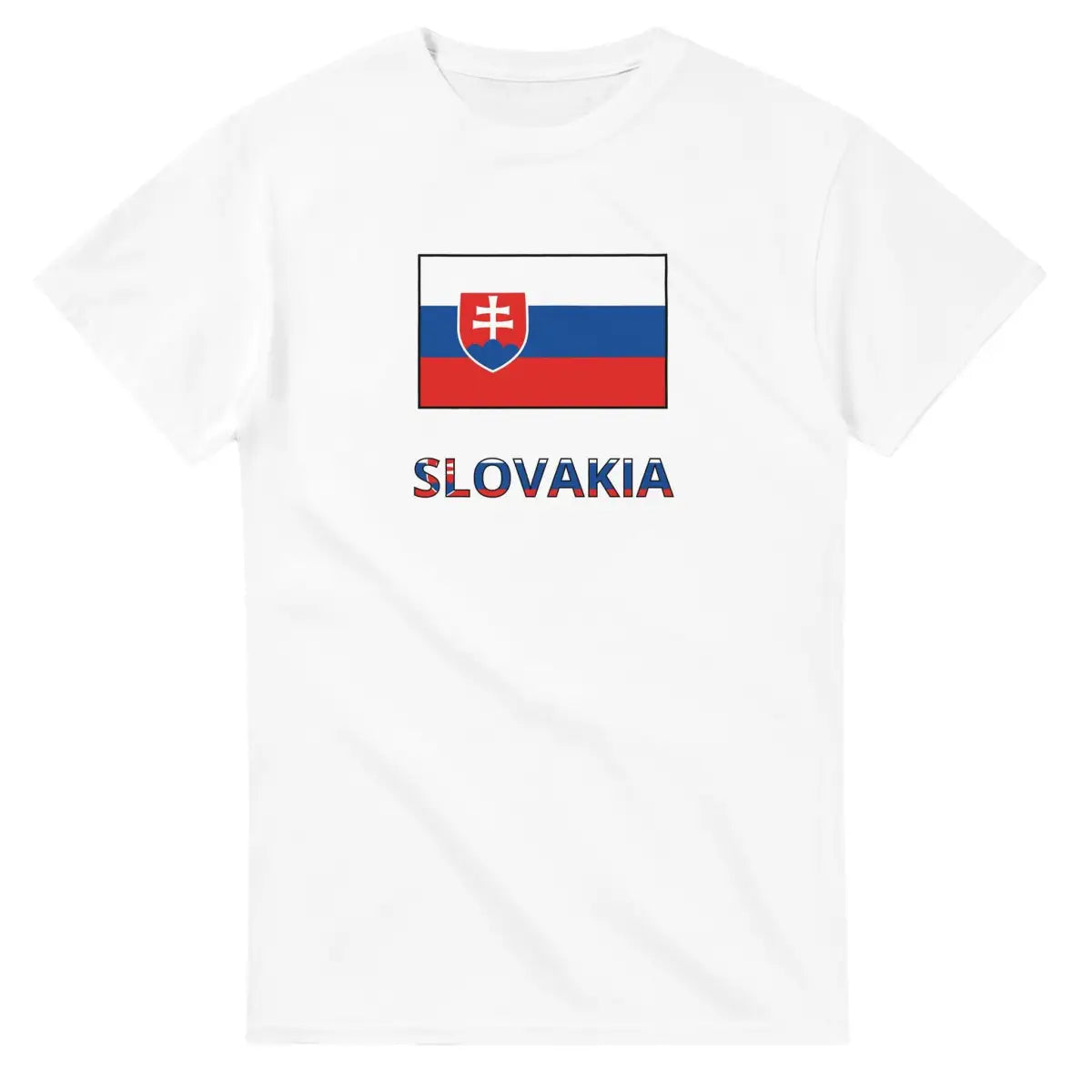 T-shirt Drapeau Slovaquie texte - Pixelforma 