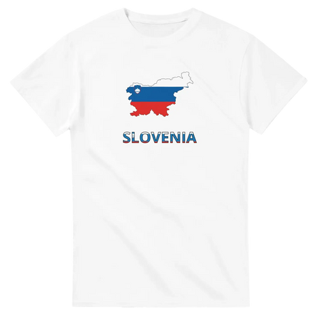 T-shirt drapeau slovénie carte - pixelforma