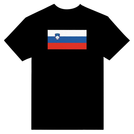 T-shirt drapeau slovénie coton mélangé broderie élégante