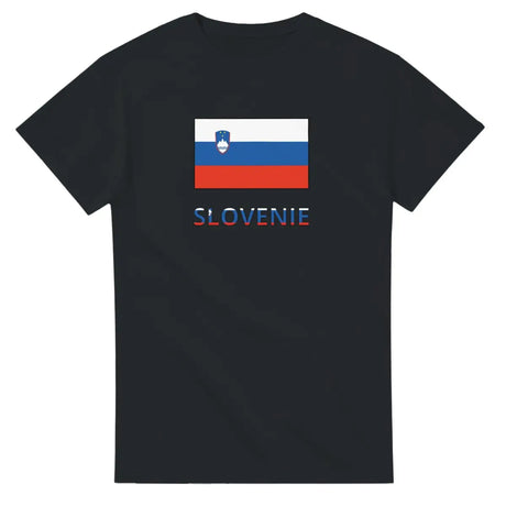 T-shirt Drapeau Slovénie en texte - Pixelforma 