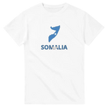 T-shirt drapeau somalie carte - pixelforma