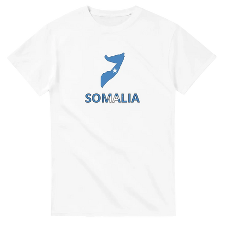 T-shirt drapeau somalie carte - pixelforma