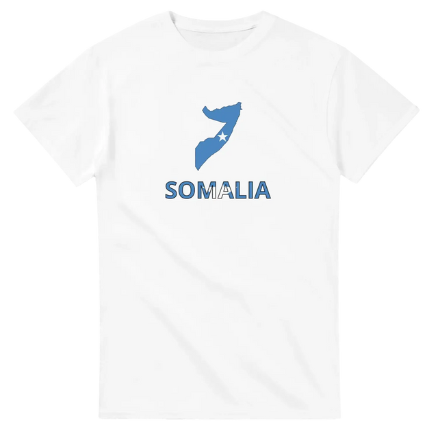 T-shirt drapeau somalie carte - pixelforma