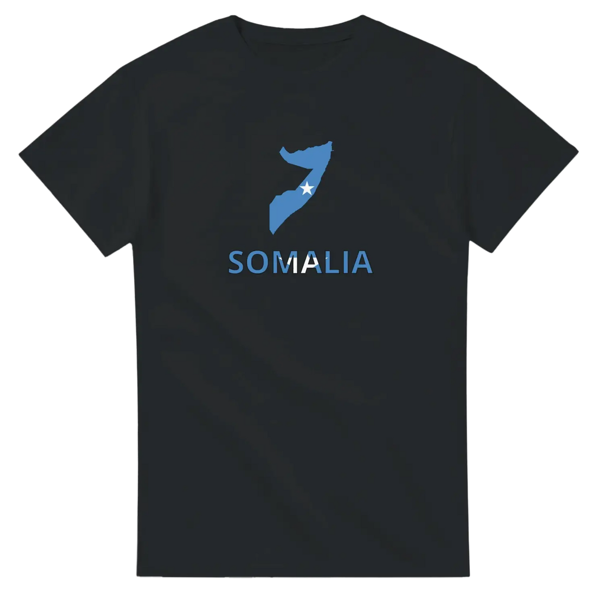 T-shirt drapeau somalie carte - pixelforma