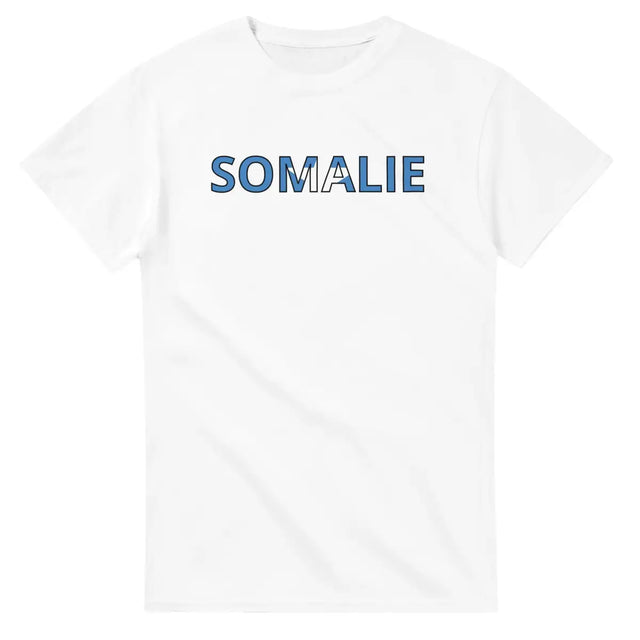 T-shirt Drapeau Somalie en écriture - Pixelforma 