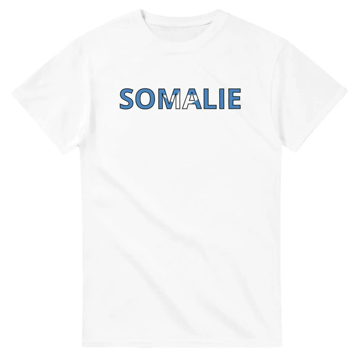 T-shirt drapeau somalie en écriture - pixelforma