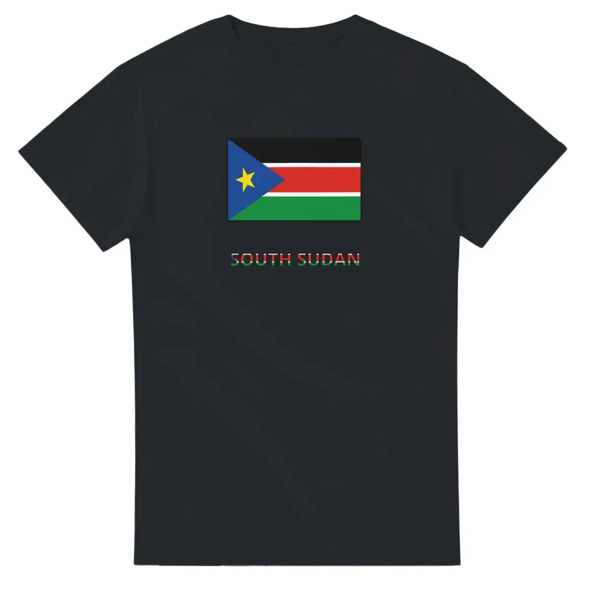 T-shirt Drapeau Soudan du Sud texte - Pixelforma 