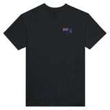 T-shirt drapeau sud-et-les îles sandwich coton broderie