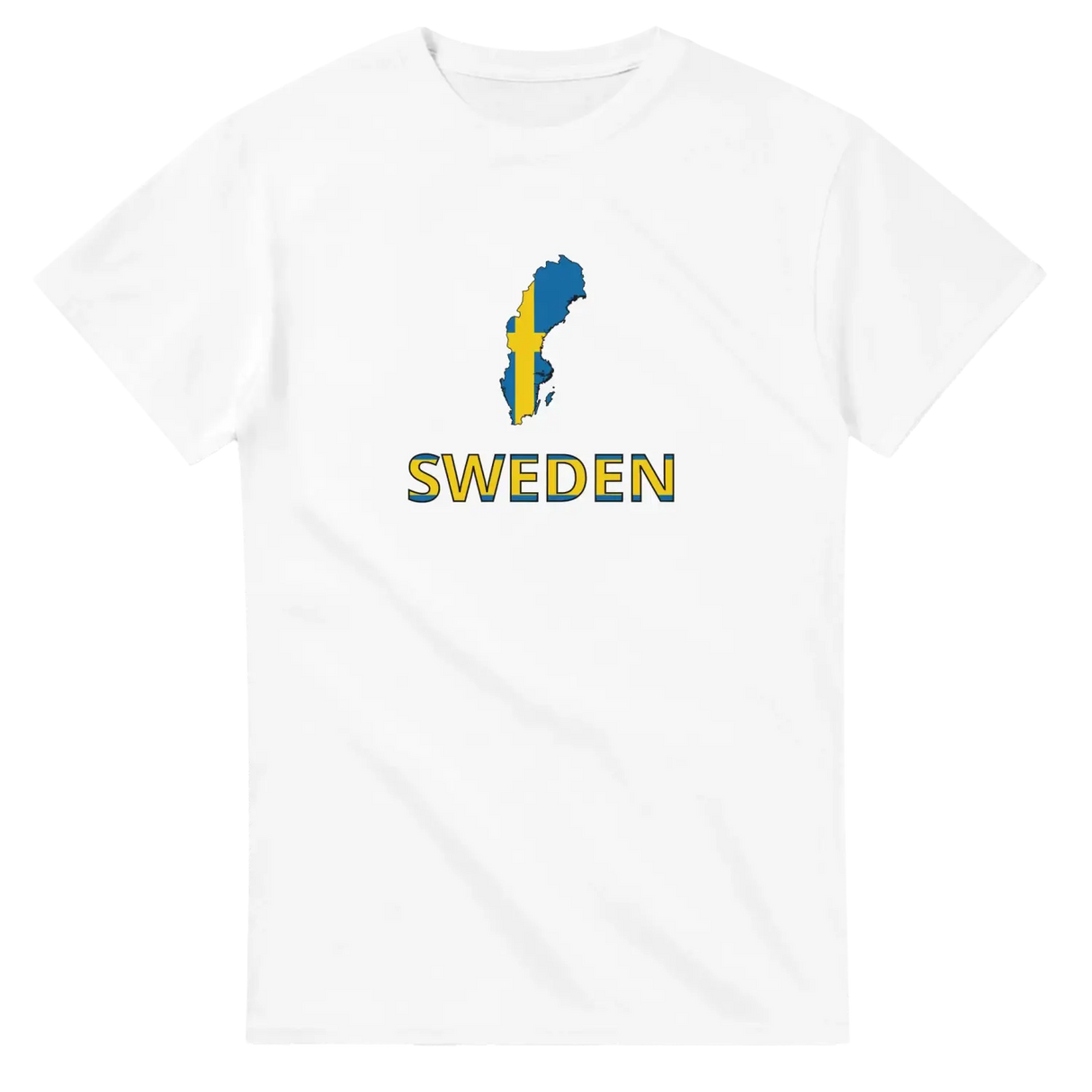 T-shirt drapeau suède carte - pixelforma