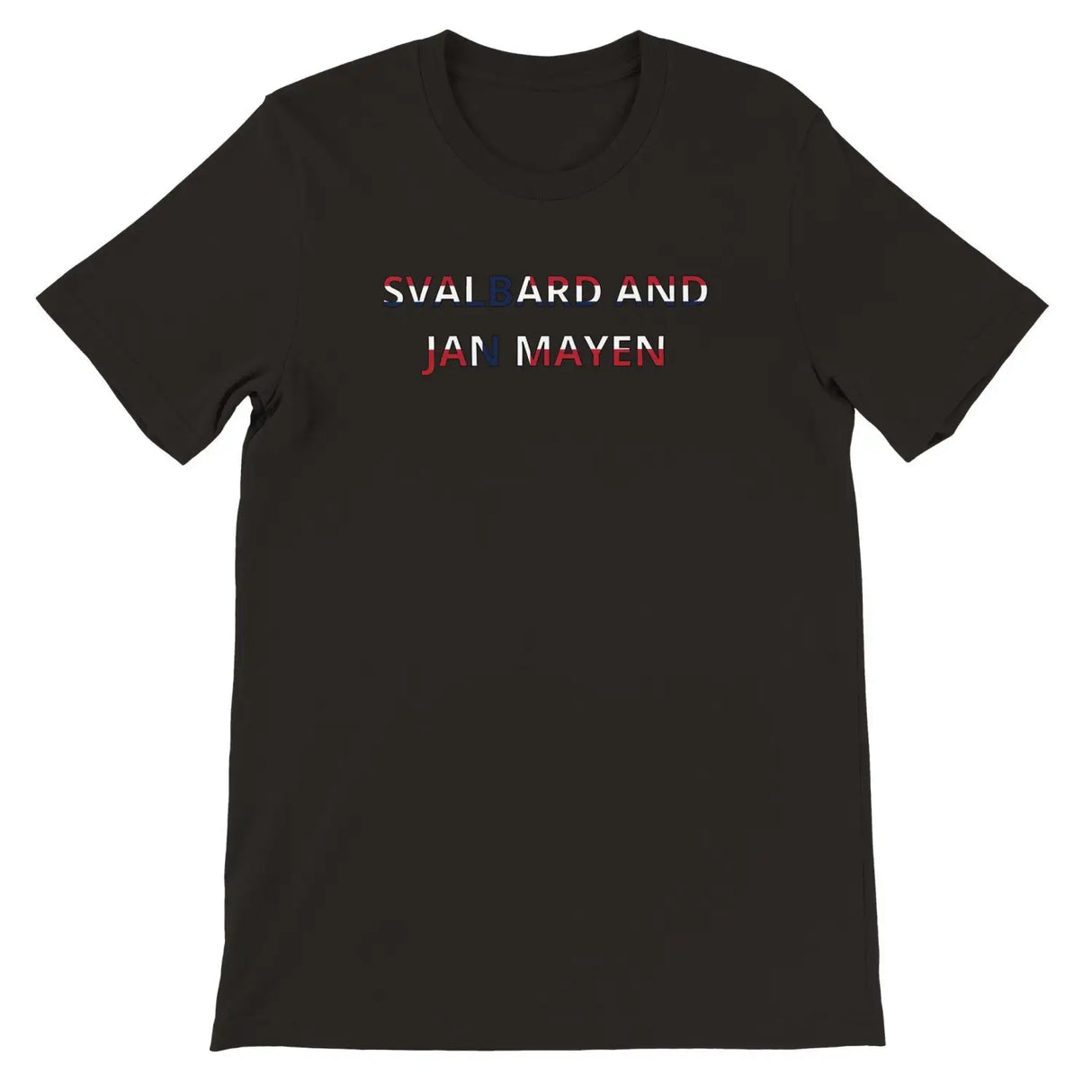 T-shirt drapeau svalbard et jan mayen - pixelforma