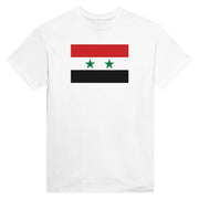 T-shirt drapeau syrie coton mélangé imprimé manches longues