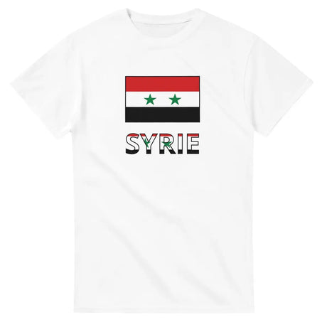 T-shirt Drapeau Syrie en texte - Pixelforma 