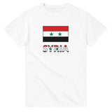 T-shirt drapeau syrie texte - pixelforma