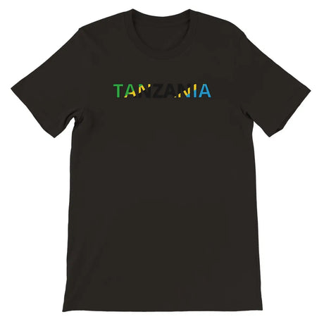 T-shirt Drapeau Tanzanie - Pixelforma 