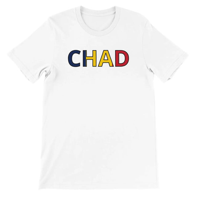 T-shirt drapeau tchad - pixelforma