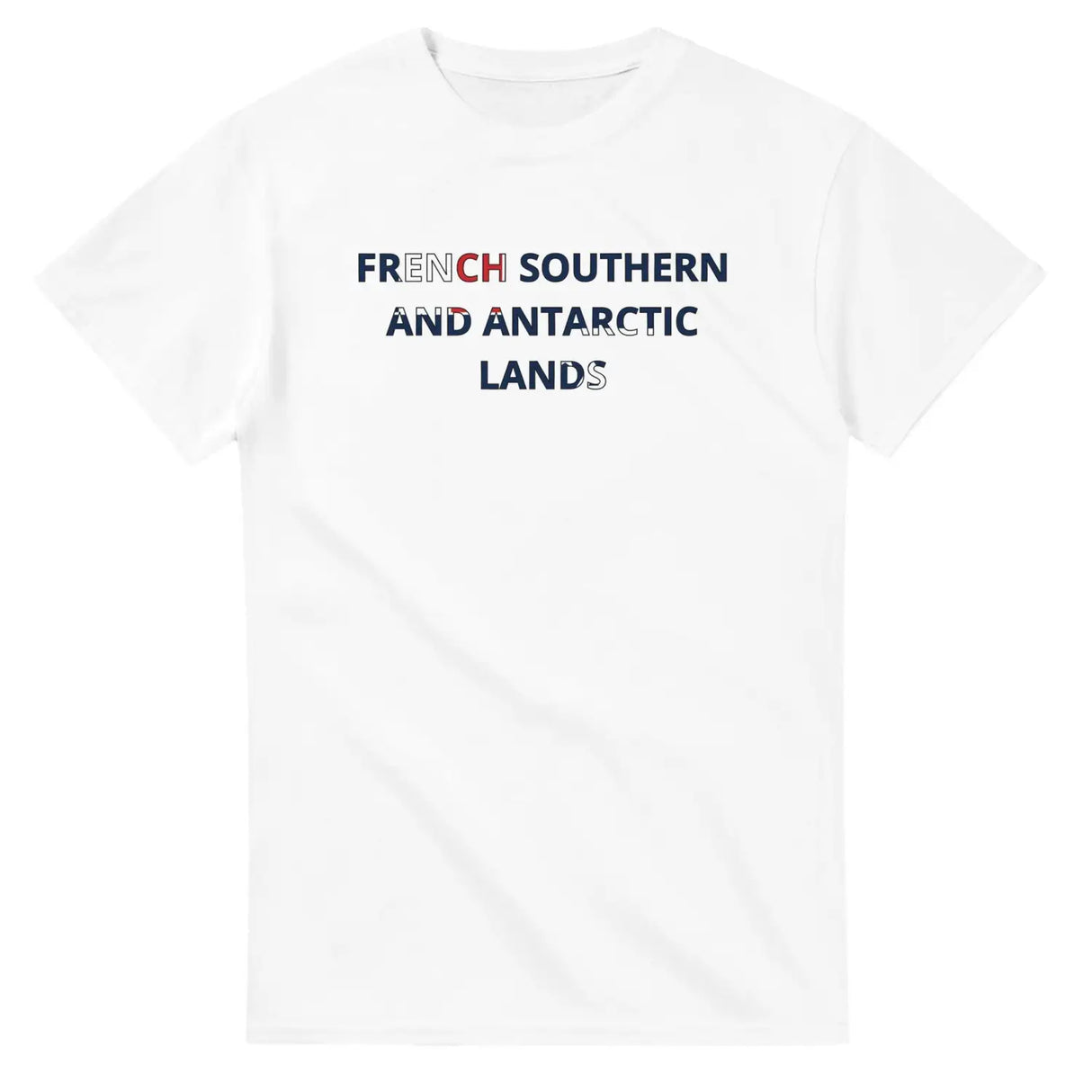 T-shirt drapeau terres australes et antarctiques françaises - pixelforma