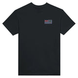 T-shirt drapeau territoire britannique broderie coton doux