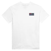 T-shirt drapeau territoire britannique broderie coton doux