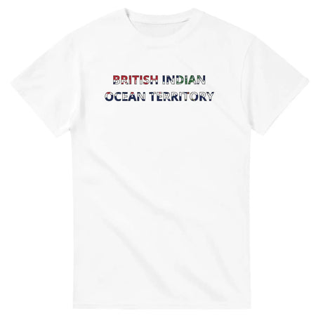 T-shirt drapeau territoire britannique de l’océan indien - pixelforma