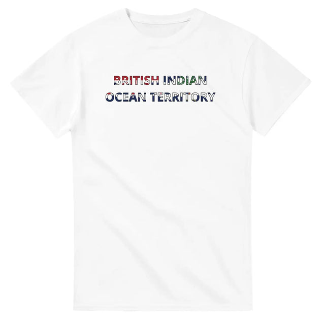 T-shirt drapeau territoire britannique de l’océan indien - pixelforma