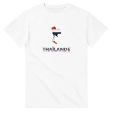 T-shirt drapeau thaïlande en carte - pixelforma