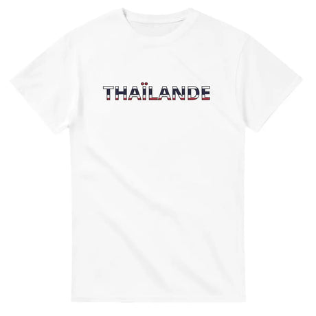 T-shirt Drapeau Thaïlande en écriture - Pixelforma 