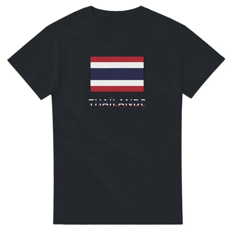 T-shirt Drapeau Thaïlande en texte - Pixelforma 