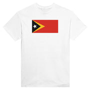 T-shirt drapeau timor oriental imprimé coton mélangé