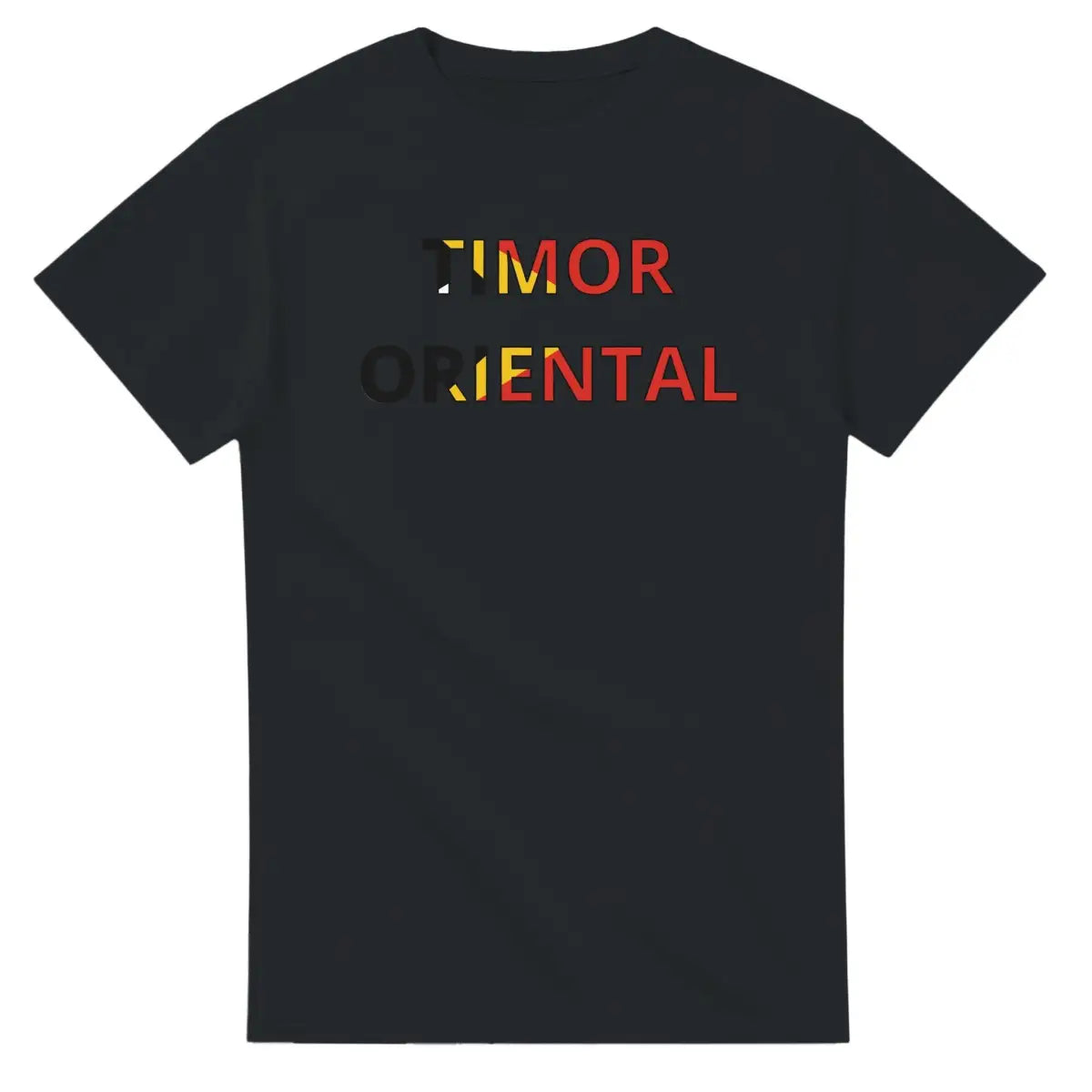 T-shirt Drapeau Timor oriental en écriture - Pixelforma 