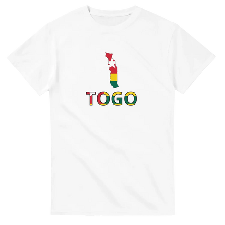 T-shirt drapeau togo en carte - pixelforma