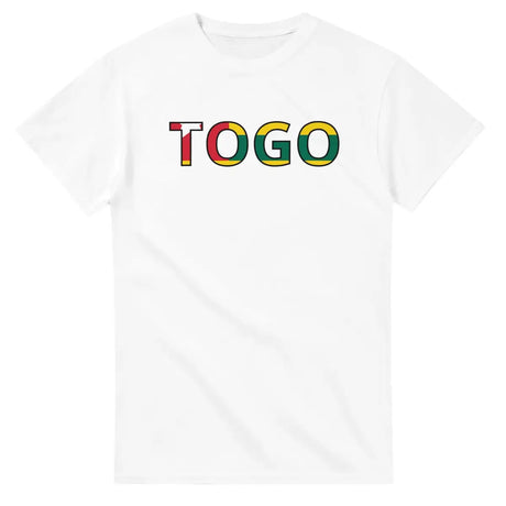 T-shirt Drapeau Togo en écriture - Pixelforma 