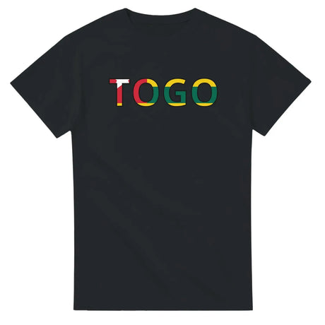 T-shirt drapeau togo en écriture - pixelforma