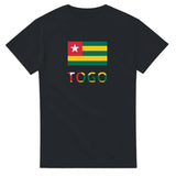 T-shirt drapeau togo en texte - pixelforma