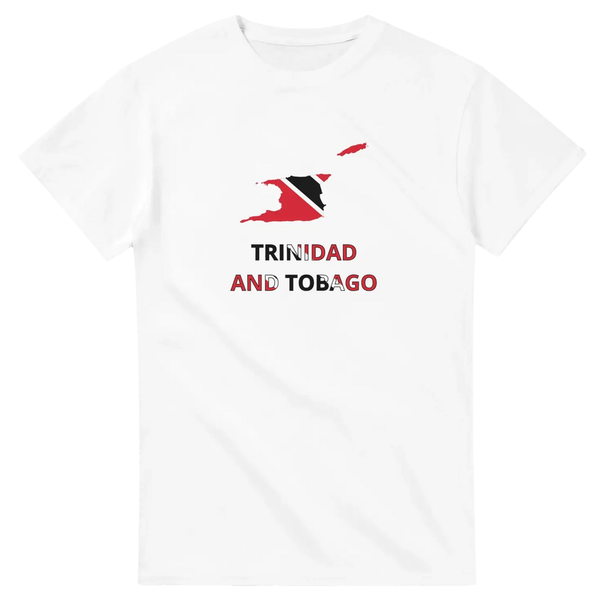 T-shirt drapeau trinité-et-tobago carte - pixelforma