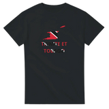 T-shirt drapeau trinité-et-tobago en carte - pixelforma