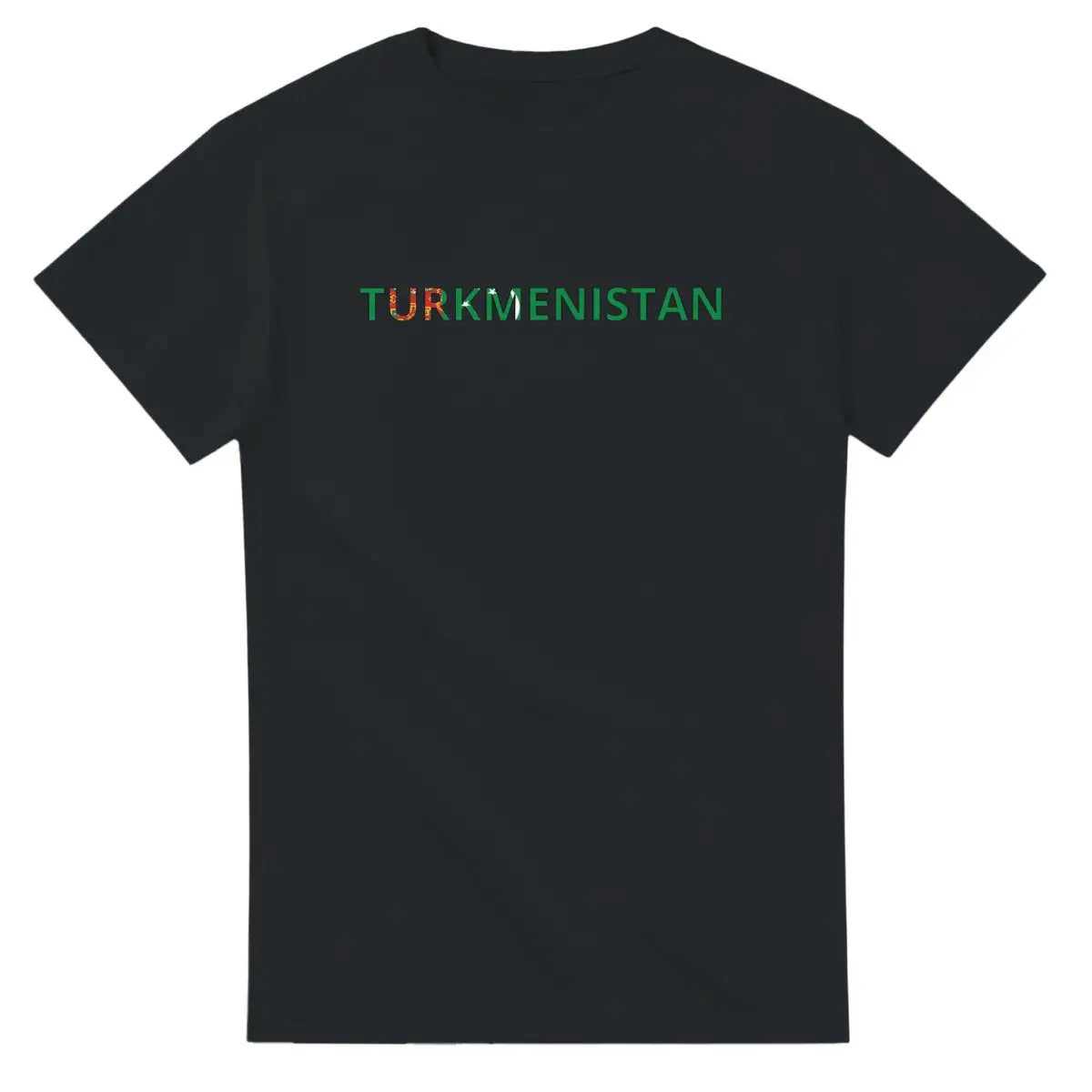 T-shirt Drapeau Turkménistan en écriture - Pixelforma 