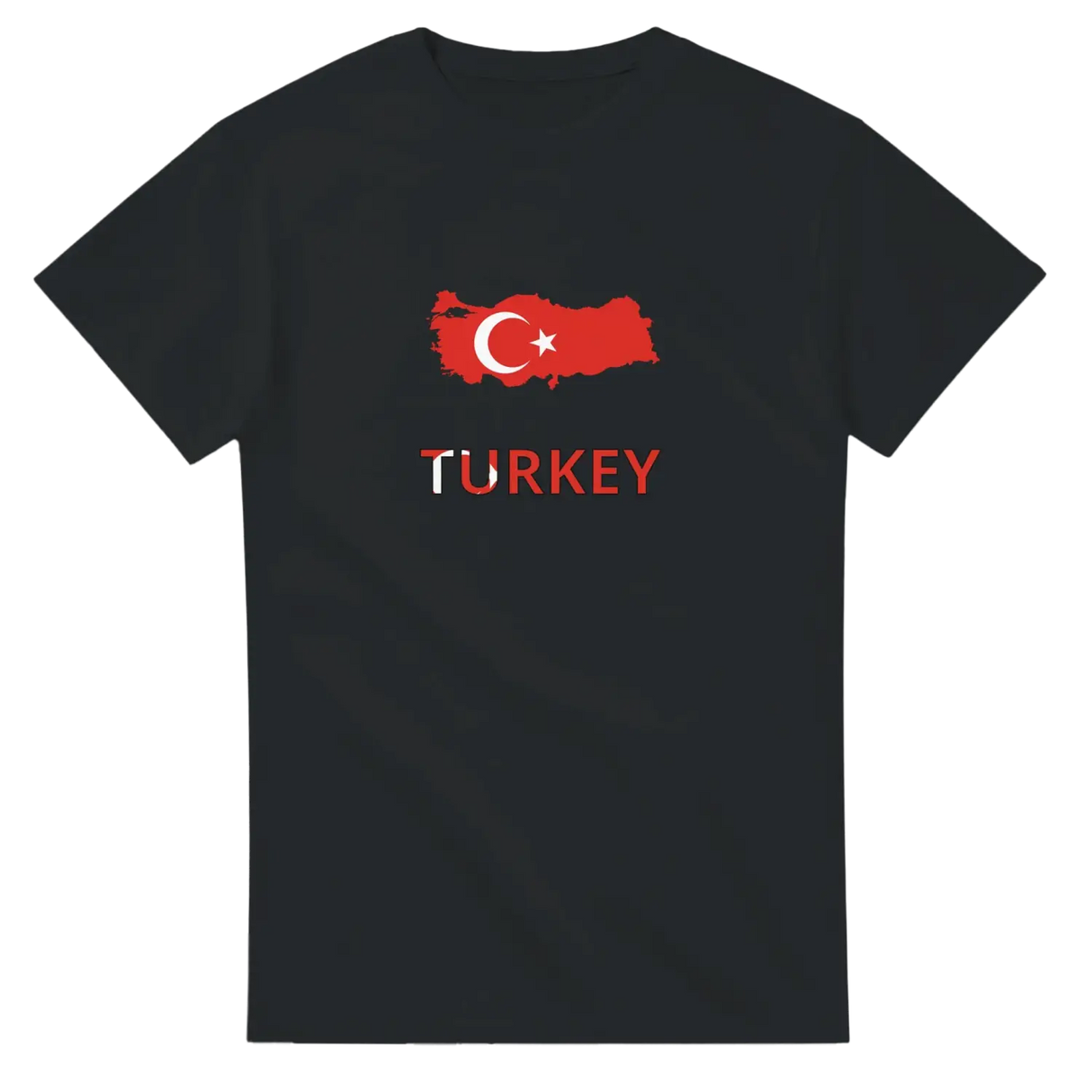 T-shirt drapeau turquie carte - pixelforma