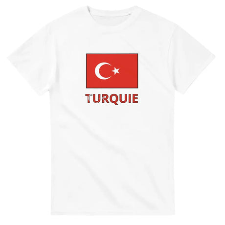 T-shirt Drapeau Turquie en texte - Pixelforma 