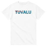 T-shirt Drapeau Tuvalu en écriture - Pixelforma 