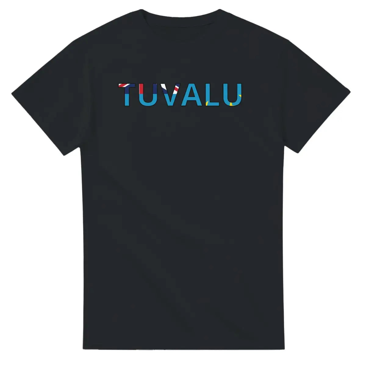 T-shirt Drapeau Tuvalu en écriture - Pixelforma 