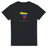 T-shirt drapeau venezuela en carte - pixelforma