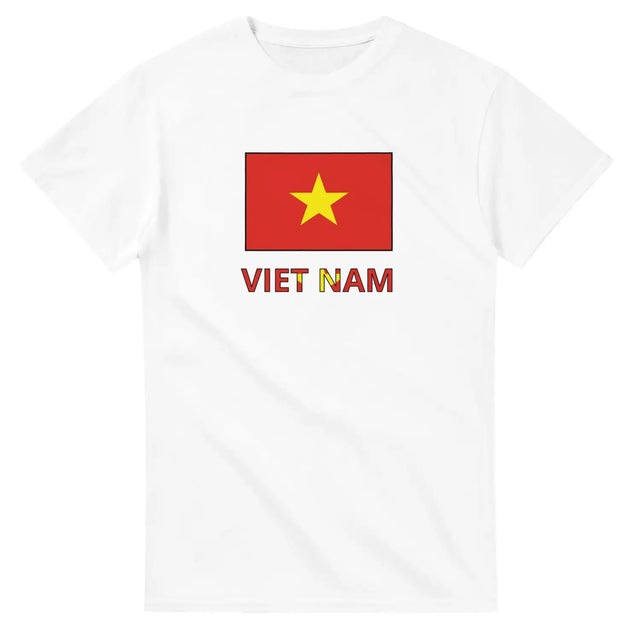 T-shirt drapeau viêt nam en texte - pixelforma