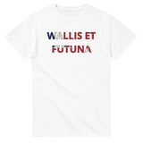 T-shirt Drapeau Wallis-et-Futuna en écriture - Pixelforma 